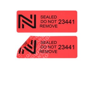 Security Labels ZT-88 30 x 78 mm (void opened veiligheidssticker)