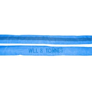 Blauwe rondstrop 8T liggend