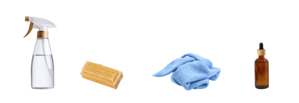 Spanbanden schoonmaken